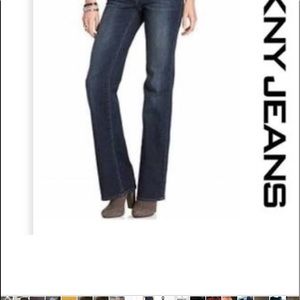 Dkny Soho Boot Black Jeans Size 6/R